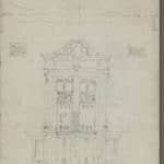 C. R. Mackintosh, Glasgow Art Club, sketch for gallery door, 1891
© The Glasgow School of Art Archives and Collections