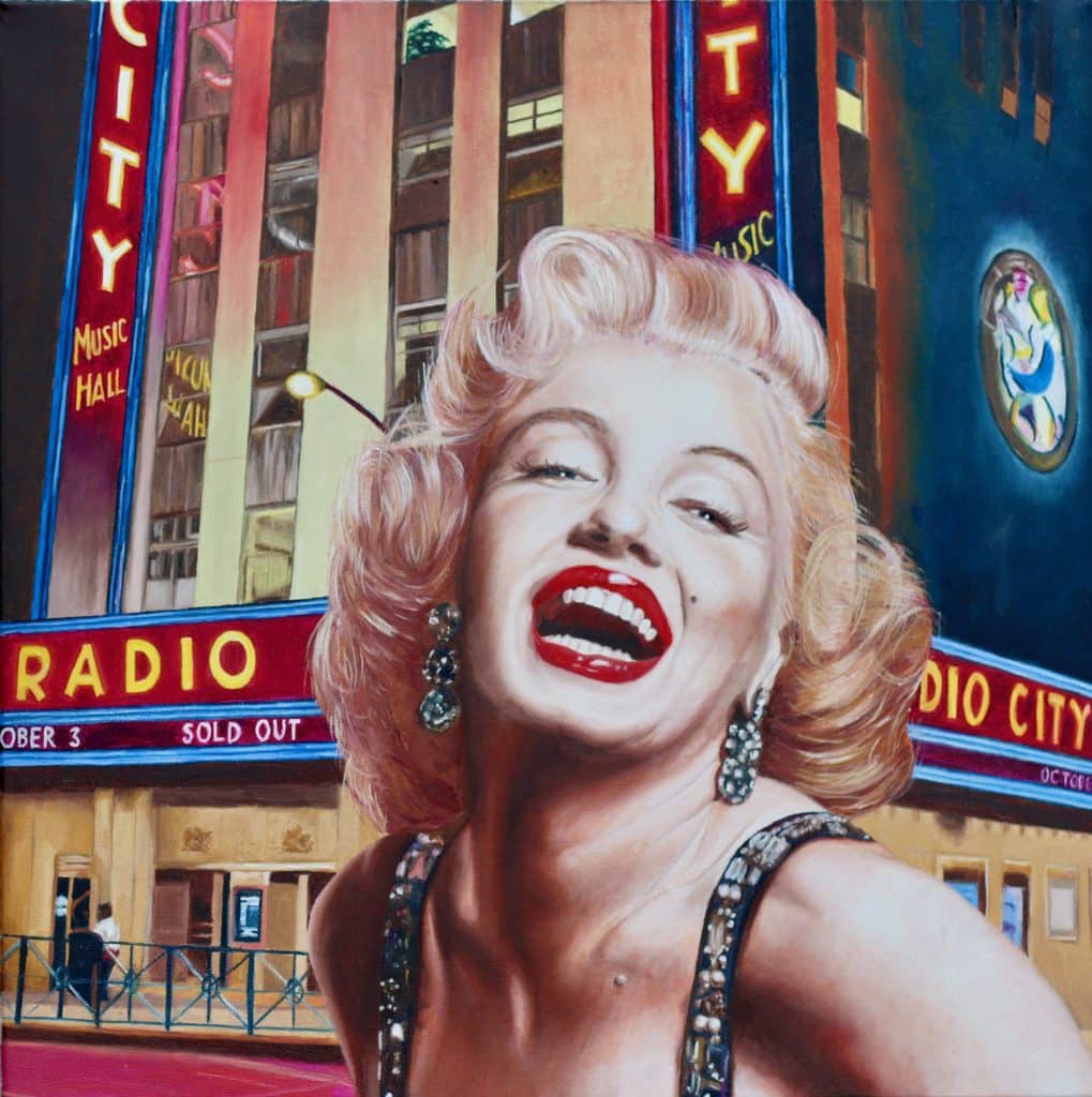 Marilyn at Radio City - Glasgow Art Club