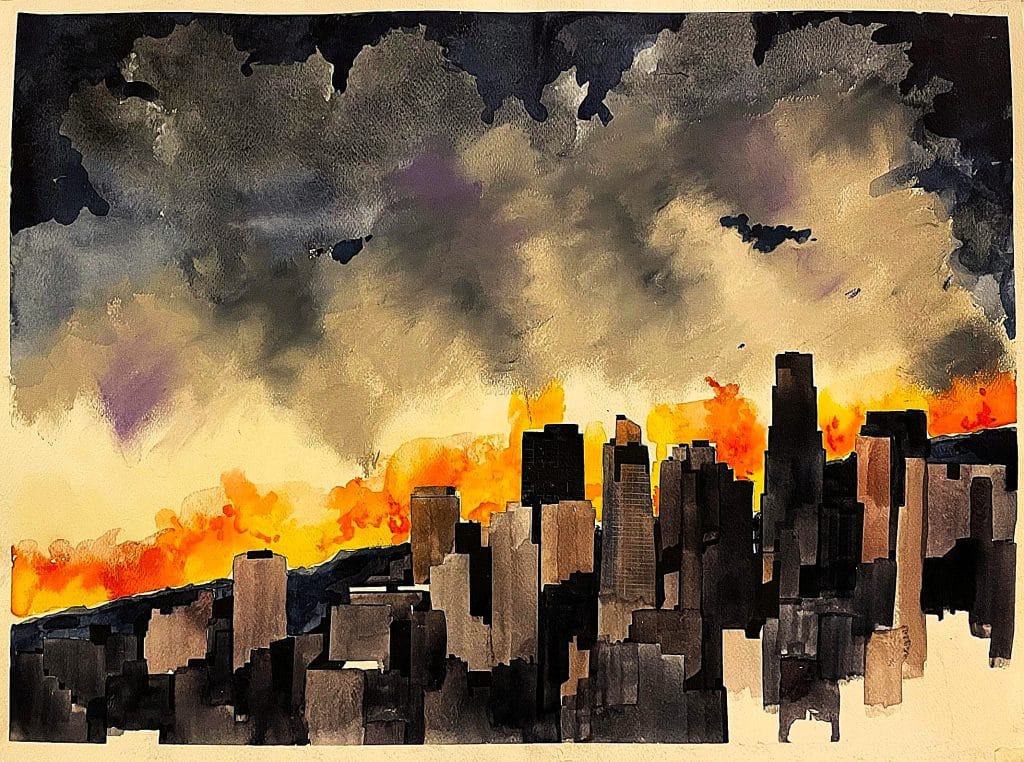 California-Wildfires-Triptych-Los-Angeles-Uptown
