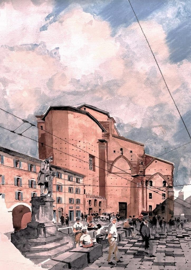 Piazza-Galvani-Bologna