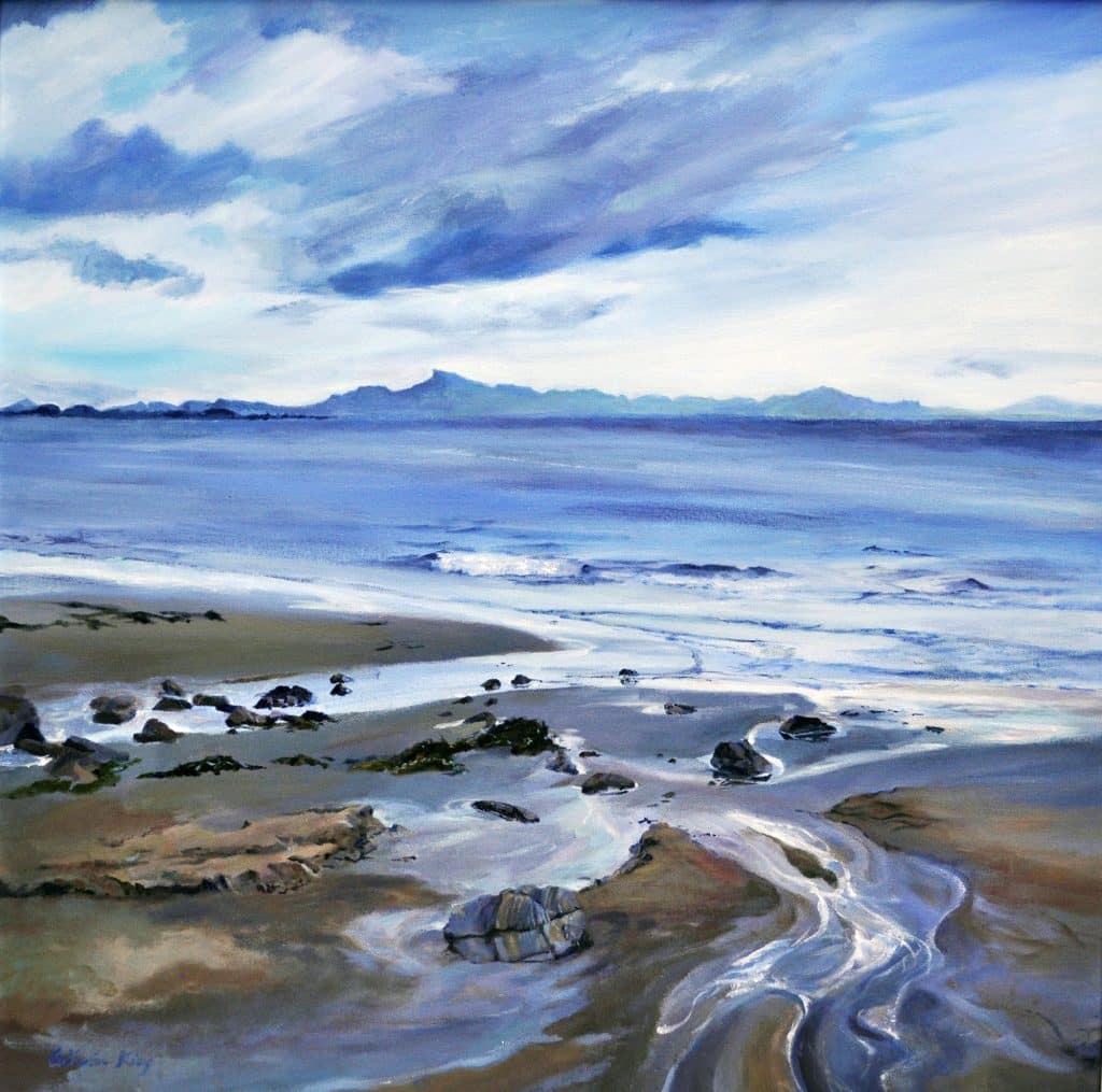 CK-Traigh-Beach-oil-on-canvas-80-x80-cm