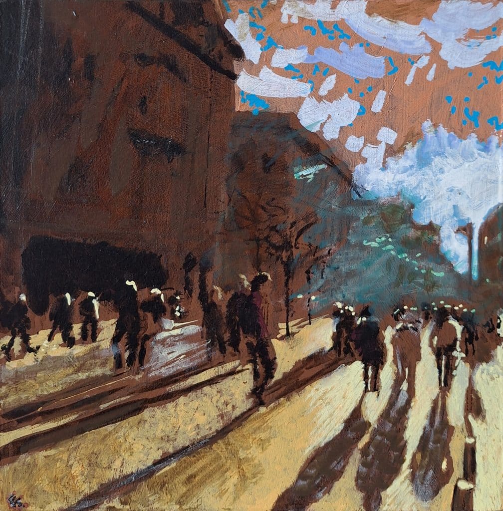 Dusk-in-the-Dear-Green-Place_Acrylic-on-Board_20-x-20cm