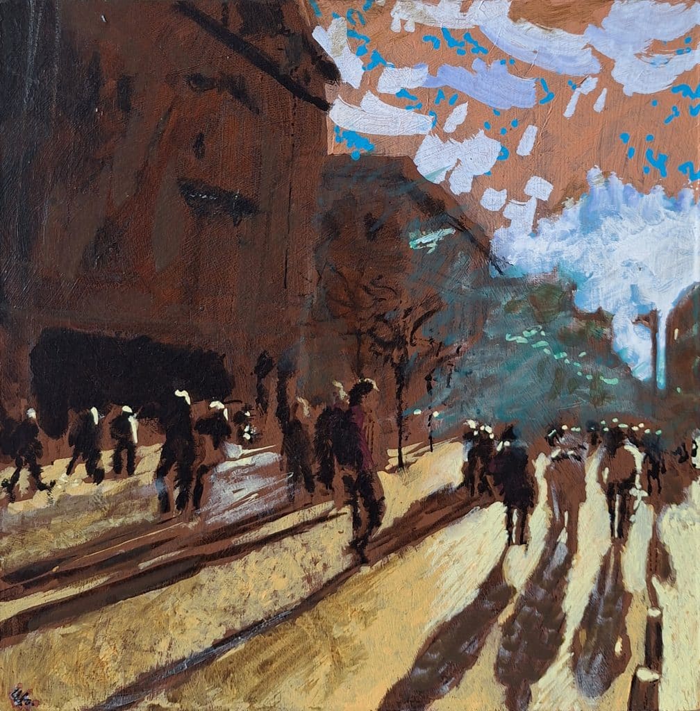 Dusk-in-the-Dear-Green-Place_Acrylic-on-Board_20-x-20cm