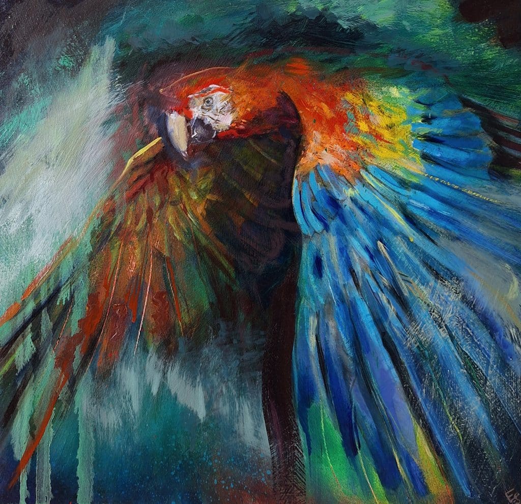 Standard-Bearer_Oil-on-Board_42-x-44cm