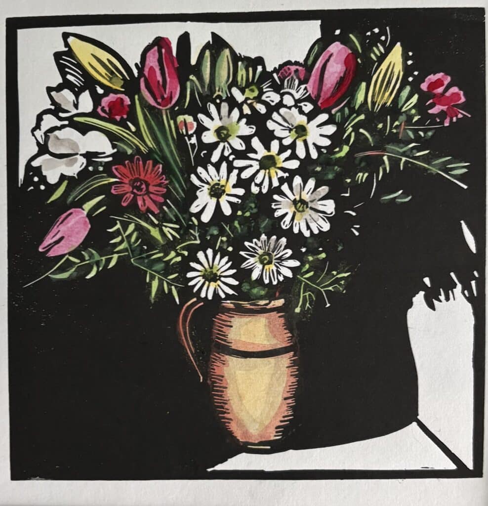 Bouquet-Hugh-Bryden-Handcoloured-linocut-120